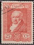 Spain 1930 Goya 25 CTS Red Edifil 507. España 507 u. Uploaded by susofe
